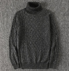 Plus Size Fleece Turtleneck Sweater