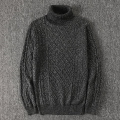 Plus Size Fleece Turtleneck Sweater