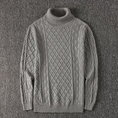 Plus Size Fleece Turtleneck Sweater