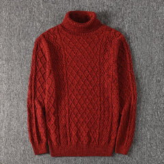 Plus Size Fleece Turtleneck Sweater